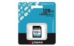 Kingston SDG4-128GB 128GB SDXC Canvas Go Plus Gen4 200MB/s C10 UHS-I U3 V30 Hafıza Kartı