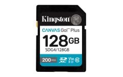 Kingston SDG4-128GB 128GB SDXC Canvas Go Plus Gen4 200MB/s C10 UHS-I U3 V30 Hafıza Kartı
