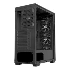 FRISBY FC‑9425G PSU Yok Double Slim Mesh Ön Panel 4x120 mm RGB Fanlı Siyah ATX Mid Tower Kasa