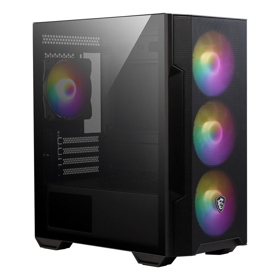 MSI MAG FORGE M100R Temperli Cam 4x120mm ARGB Fan mATX Gaming Bilgisayar Kasası