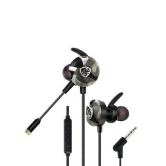 Hytech HY-GK4 3.5mm Jack Kamuflaj Desenli Esnek Mikrofonlu Oyuncu Kulakiçi Kulaklık