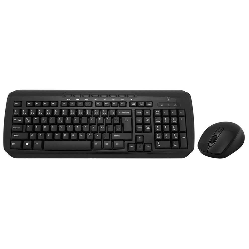 Frisby FK-4855WQ 2.4GHz Kablosuz Q-Türkçe Multimedia Klavye + Optik Mouse Set