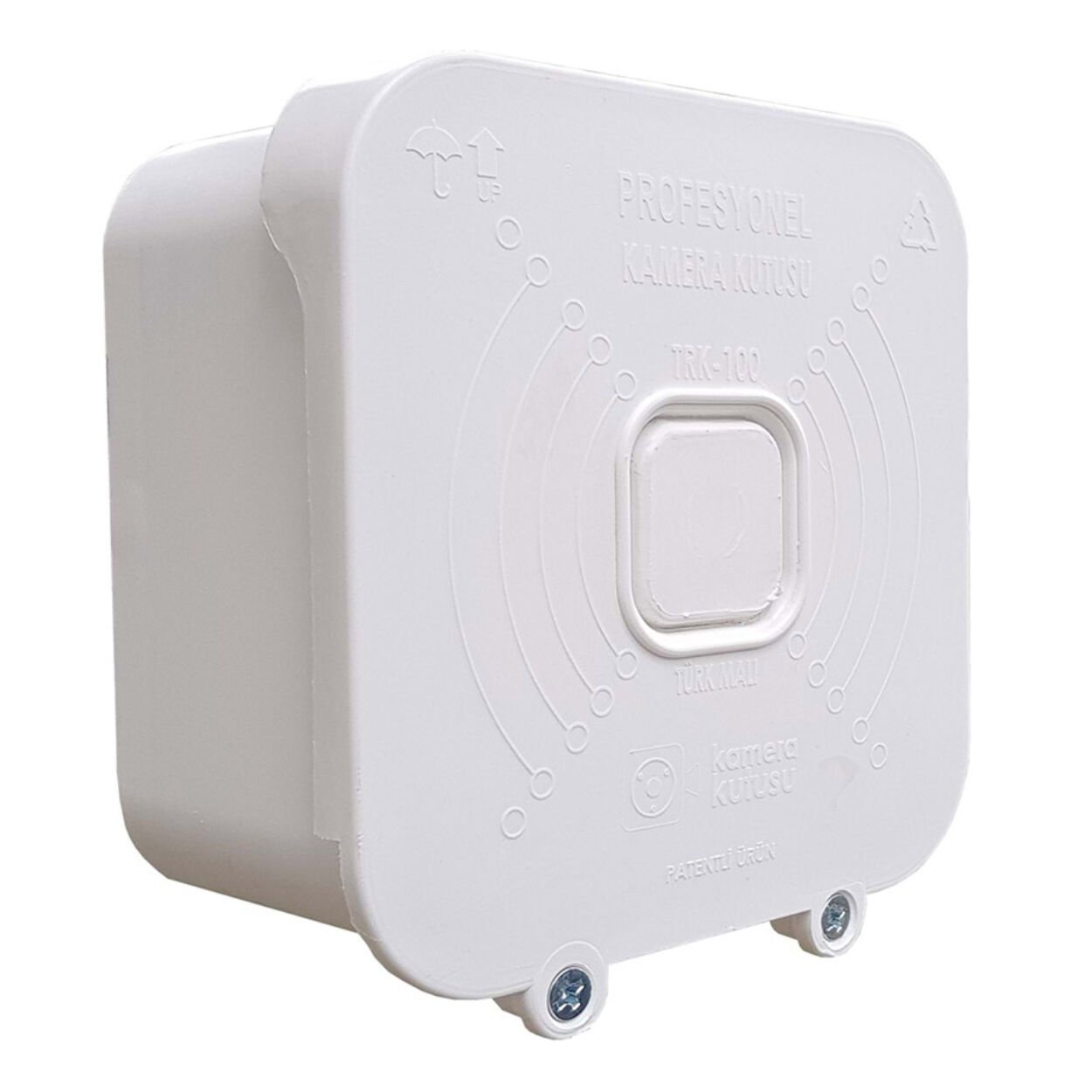 KameraKutusu TRK-100 Kare Profesyonel Kamera Bağlantı Buatı (Beyaz)
