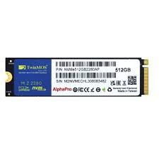 TwinMOS NVMe AlphaPro 512GB PCIe Gen3 x4 M.2 2280 SSD (3600MB/3250MB) (APNV512GPM30P)