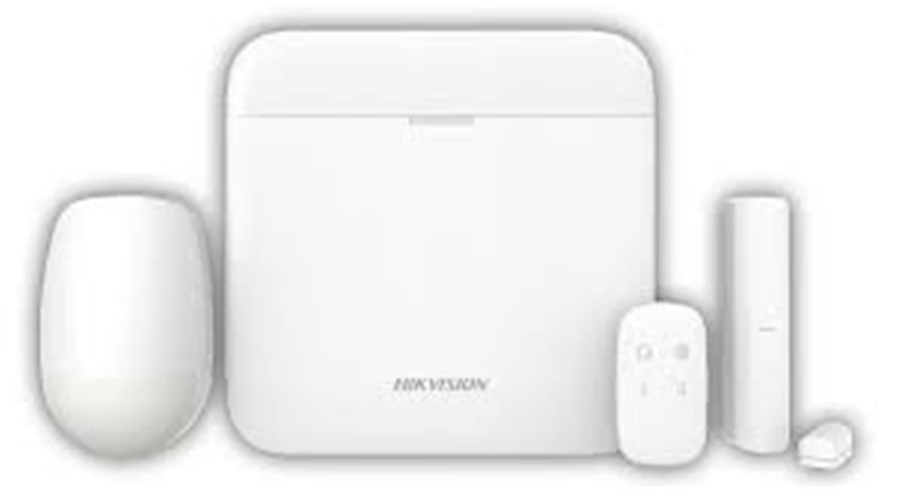 Hikvision DS‑PWA64‑KIT‑WE AX PRO 64 Bölge Kablosuz Alarm Kontrol Paneli Seti (868 MHz, Ethernet/Wi‑Fi/GPRS) Beyaz
