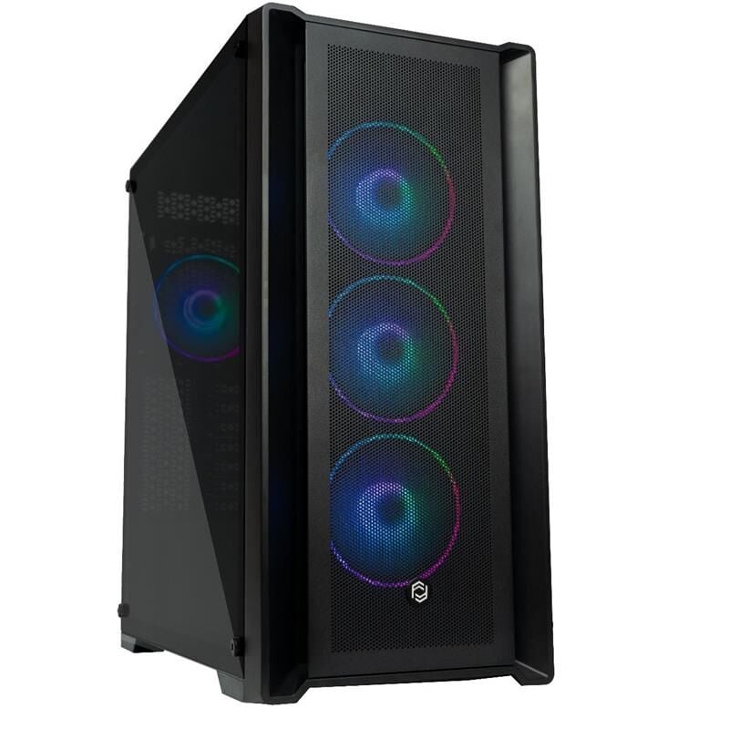 FRISBY FC‑9445G DYNAMIC 850W 80+ Bronze 4x120 mm Double Slim Ring RGB Fan Mesh Ön Panel USB 3.0 ATX Mid‑Tower Siyah Temperli Cam Gaming Kasa