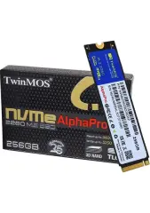 TwinMOS 256GB NVMe M.2 PCIe Gen3 x4 SSD (3600MB/s Okuma - 3250MB/s Yazma) 3D TLC NAND
