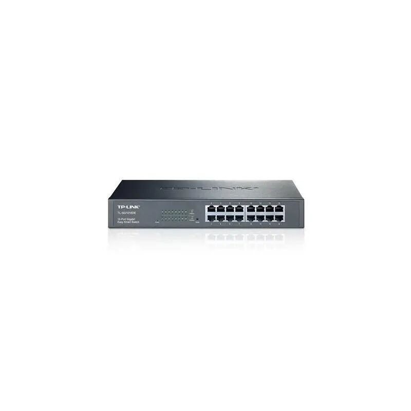 TP‑LINK TL‑SG1016DE 16 Port 10/100/1000 Mbps Easy Smart Yönetilebilir Rackmount Gigabit Switch