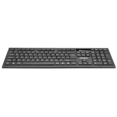 Everest KM-6121 Siyah Kablosuz Q Slim Klavye + Optik Mouse Set