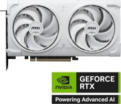 MSI GeForce RTX 5060 Ti Ventus 2X OC White Plus 16GB GDDR7 128-Bit Ekran Kartı