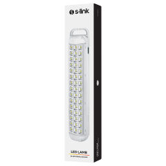 S-link sl-3653 Beyaz 45 SMD Ledli 4V 750mAhx3 Şarjlı Acil Durum Işıldağı