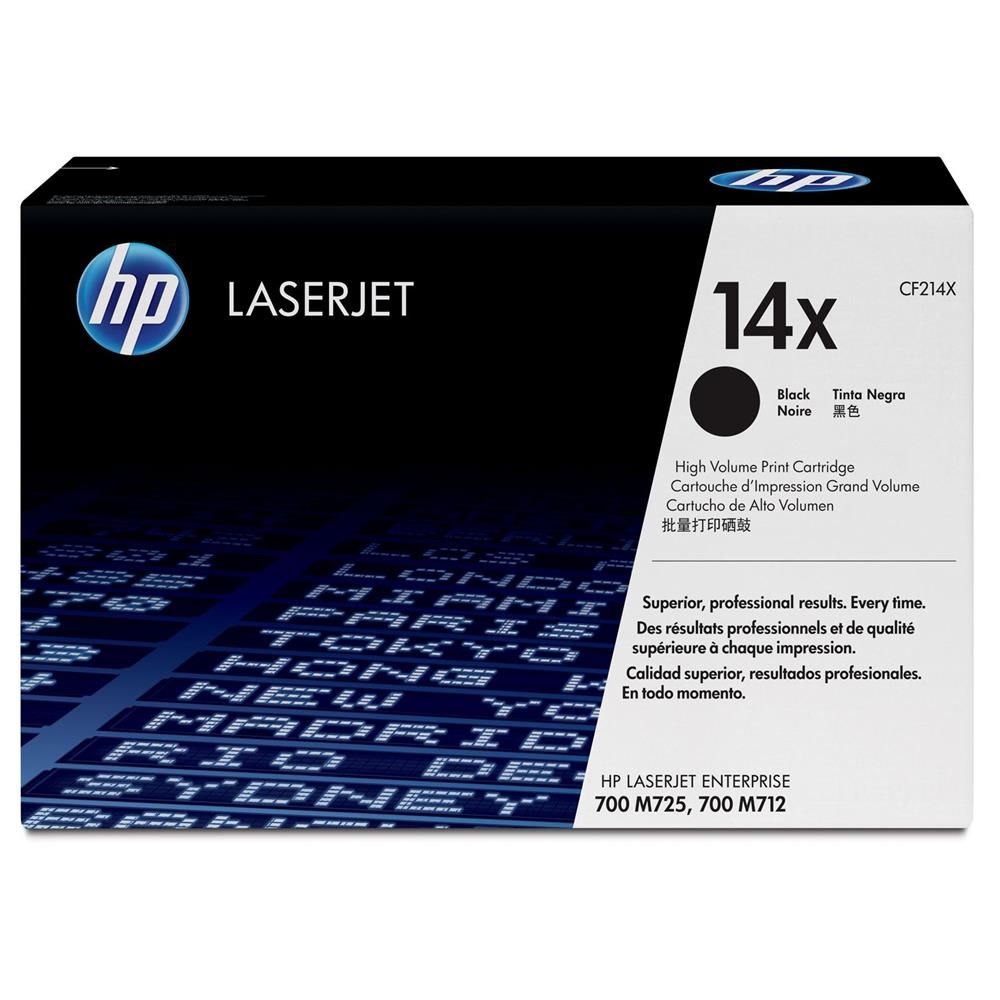 HP 14X Yüksek Kapasiteli Siyah (Black) Orijinal LaserJet Toner Kartuşu (CF214X)