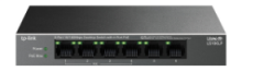 TP-Link LS106LP 6 Port 10/100 Mbps Unmanaged PoE Switch 4x PoE+ Port 67W Desktop Ethernet Anahtarı