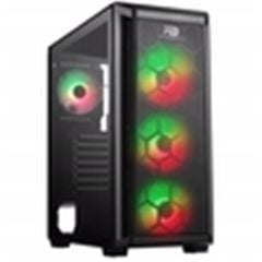 PowerBoost PB‑T001BB 750 W 80+ Bronze Full Siyah Mesh Panel RGB Fanlı ATX Mid Tower Kasa
