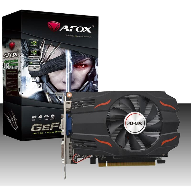 AFOX NVIDIA GeForce GTX 750 Ti 4GB GDDR5 128-Bit HDMI/DVI/VGA PCIe 3.0 Ekran Kartı (AF750TI-4096D5H5-V3)