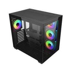 Cooler Master Elite 681 TG Siyah 850W 80+ Gold Gen5 ARGB Mid Tower Kasa (CP-E681-KG85-U5)