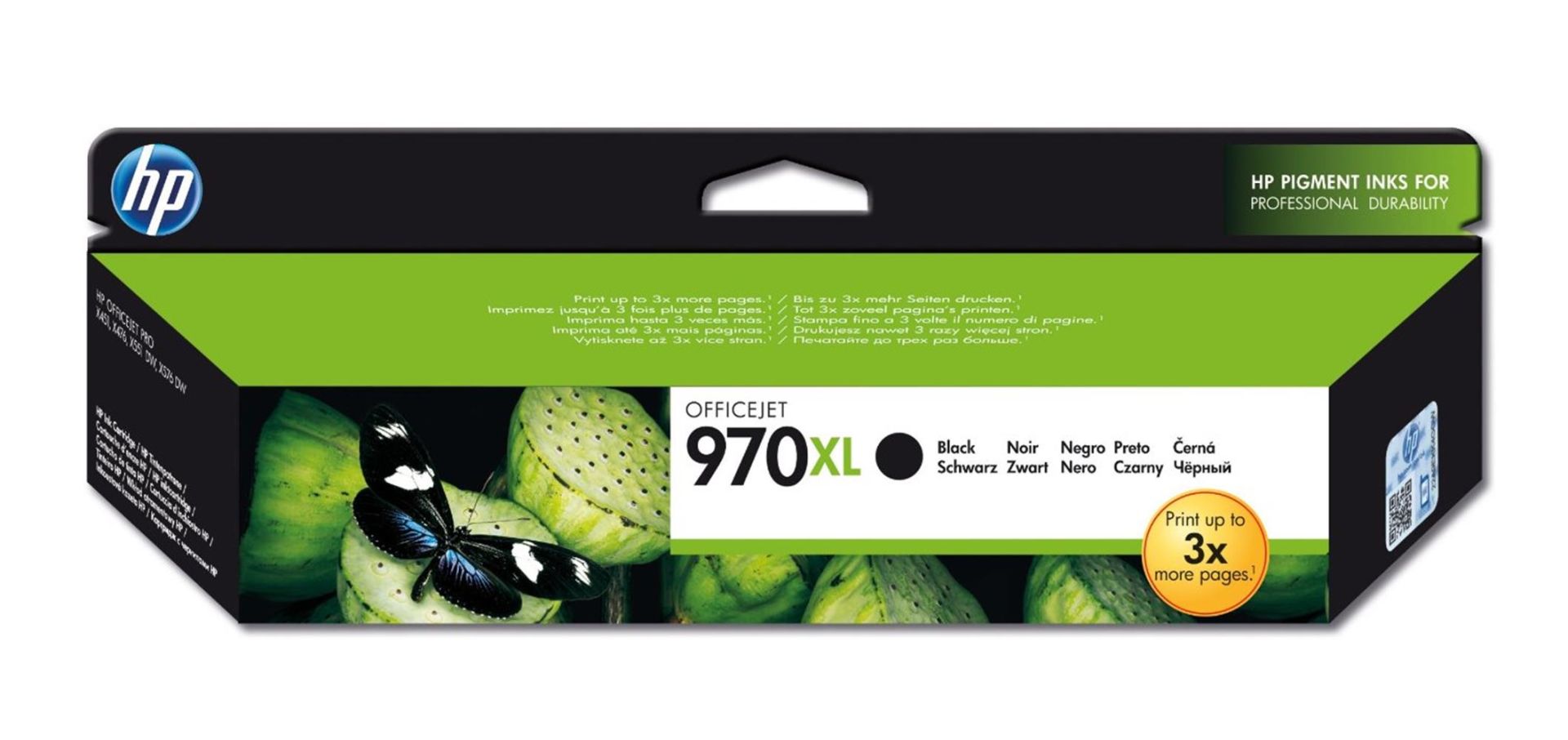 HP 970XL Siyah (Black) Orijinal Yüksek Kapasiteli OfficeJet Pro Kartuş (CN625A)