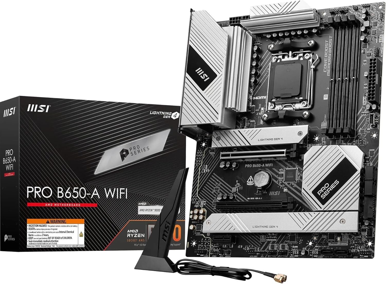 MSI PRO B650-A WIFI AM5 DDR5 7600(OC)