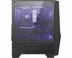 MSI MAG FORGE 100M Tempered Glass Siyah Mid‑Tower Gaming Kasa • 2×120 mm ARGB Ön Fan + 1×120 mm Arka Fan (PSU Yok) • 4 mm Temperli Cam Panel • ATX/mATX/ITX Uyumluluk