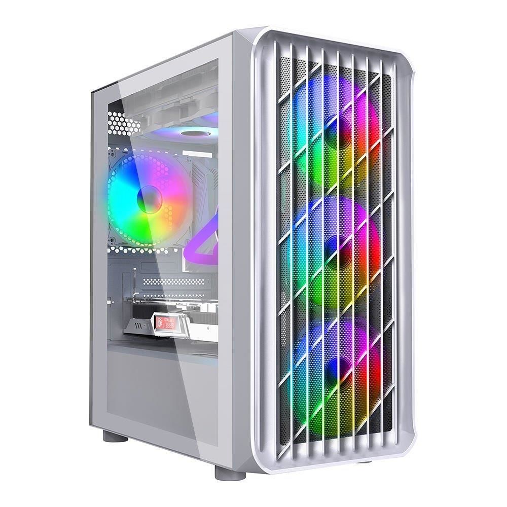 GameBooster GB‑G205BW USB 3.0 Mesh Panel Beyaz ATX Mid‑Tower Kasa (PSU Yok)