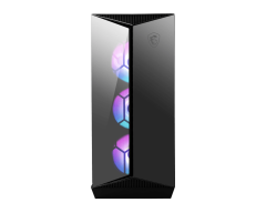 MSI MPG GUNGNIR 110R Temperli Cam Yan Panel 4×120 mm ARGB Fan USB‑C 20 Gb/s 2×USB‑A Gaming Mid‑Tower Siyah Kasa (PSU Dahil Değil)