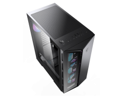 MSI MPG GUNGNIR 110R TEMPERLI CAM 1X120MM 3XARGB FAN PSU YOK GAMING SİYAH KASA