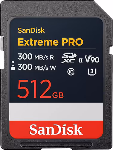 512GB SANDISK EXTREME PRO SDXC UHSII V90 SDSDXDM-512G-GN4IN