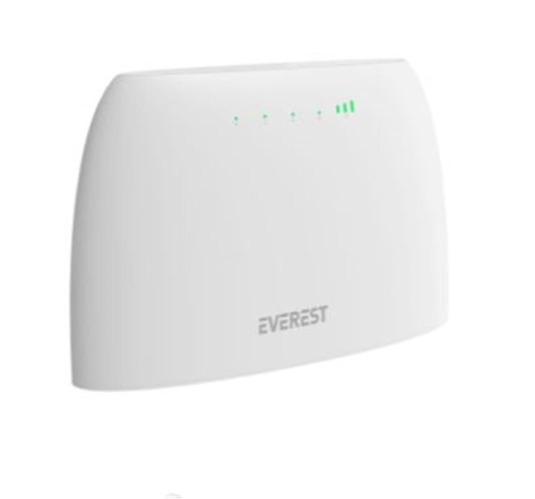 Everest EWR-4G03 300Mbps 2.4GHz WiFi 4G LTE SIM Kart Destekli 1xWAN 1xLAN Kablosuz Router