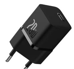Baseus GaN5 Series 20W USB-C PD 3.0 Ultra Hızlı Şarj Cihazı - Mini Kompakt Adaptör (CCGN050101)
