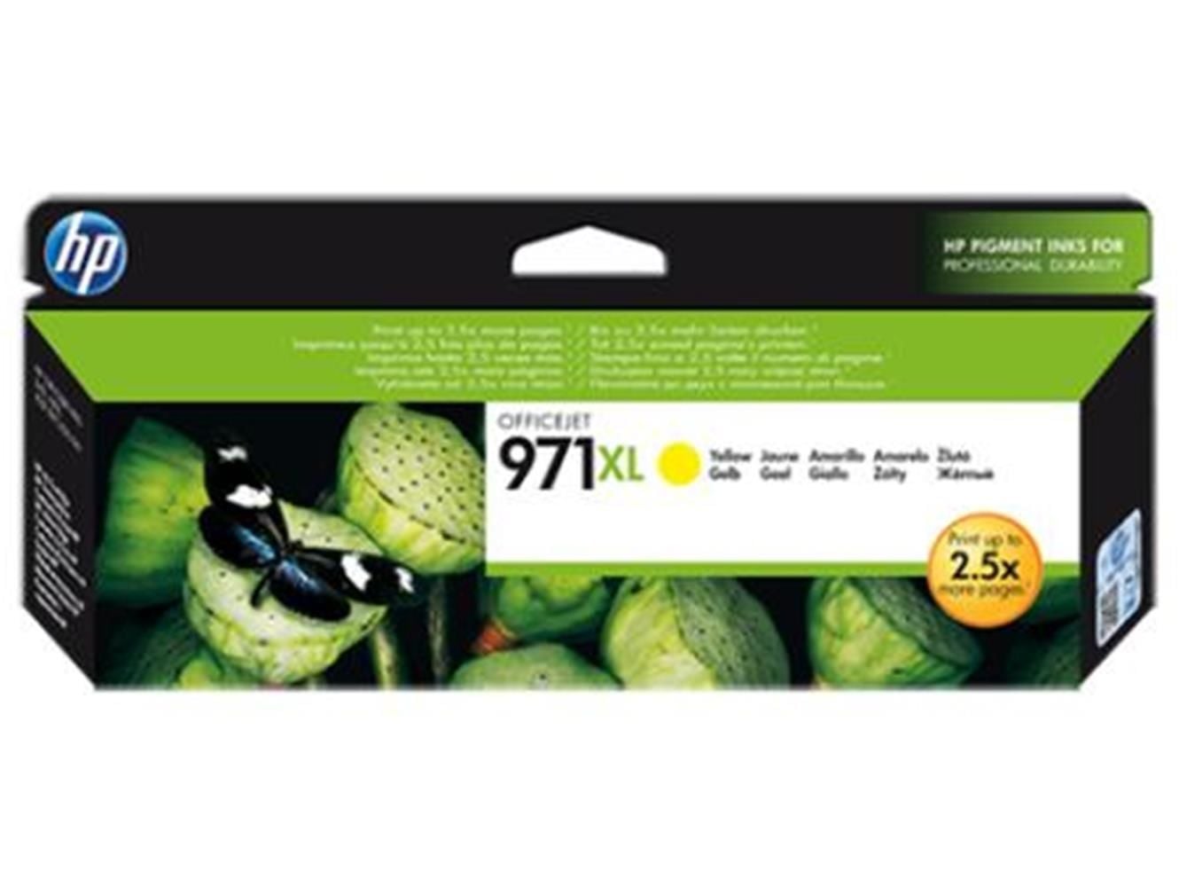 HP 971XL Yellow (Sarı) Yüksek Kapasiteli Orijinal PageWide Kartuş (CN628A)