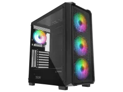 Rampage X-CHAIN Temper Camlı 750W(Peak) 80Plus Bronze 4 Adet RGB Fanlı Kasa