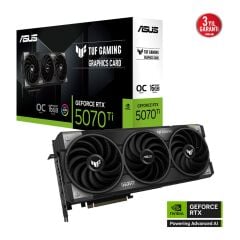 ASUS TUF Gaming GeForce RTX 5070 Ti OC Edition 16GB GDDR7 256-Bit Ekran Kartı (TUF-RTX5070TI-O16G-GAMING)