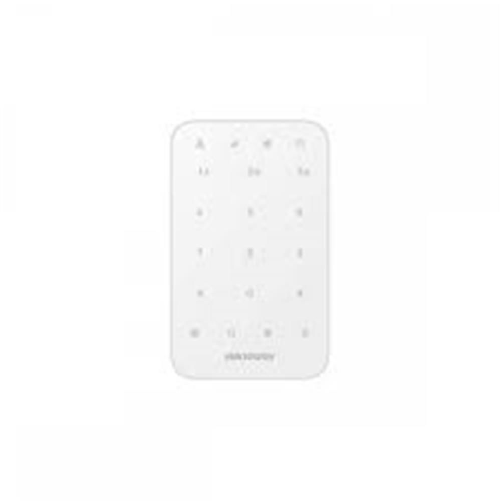 Hikvision DS‑PK1‑E‑WE Kablosuz Alarm Tuş Takımı 10 Bölgeli, Anti‑Tamper, 128 Kullanıcı, Wiegand / RS‑485 Çıkışlı, Beyaz