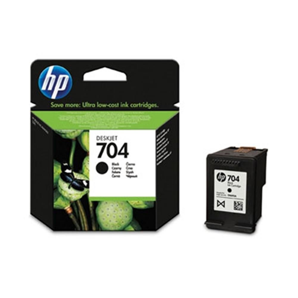 HP 704 Siyah (Black) Advantage Orijinal Mürekkep Kartuşu (CN692AE)