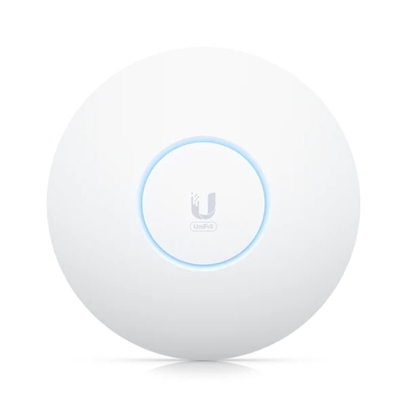 UBNT U6-Enterprise 2.4/5GHz WiFi6 4x4 MU-MIMO 10.2Gbps İç Mekan Tavan Tipi Access Point (Adaptörsüz)