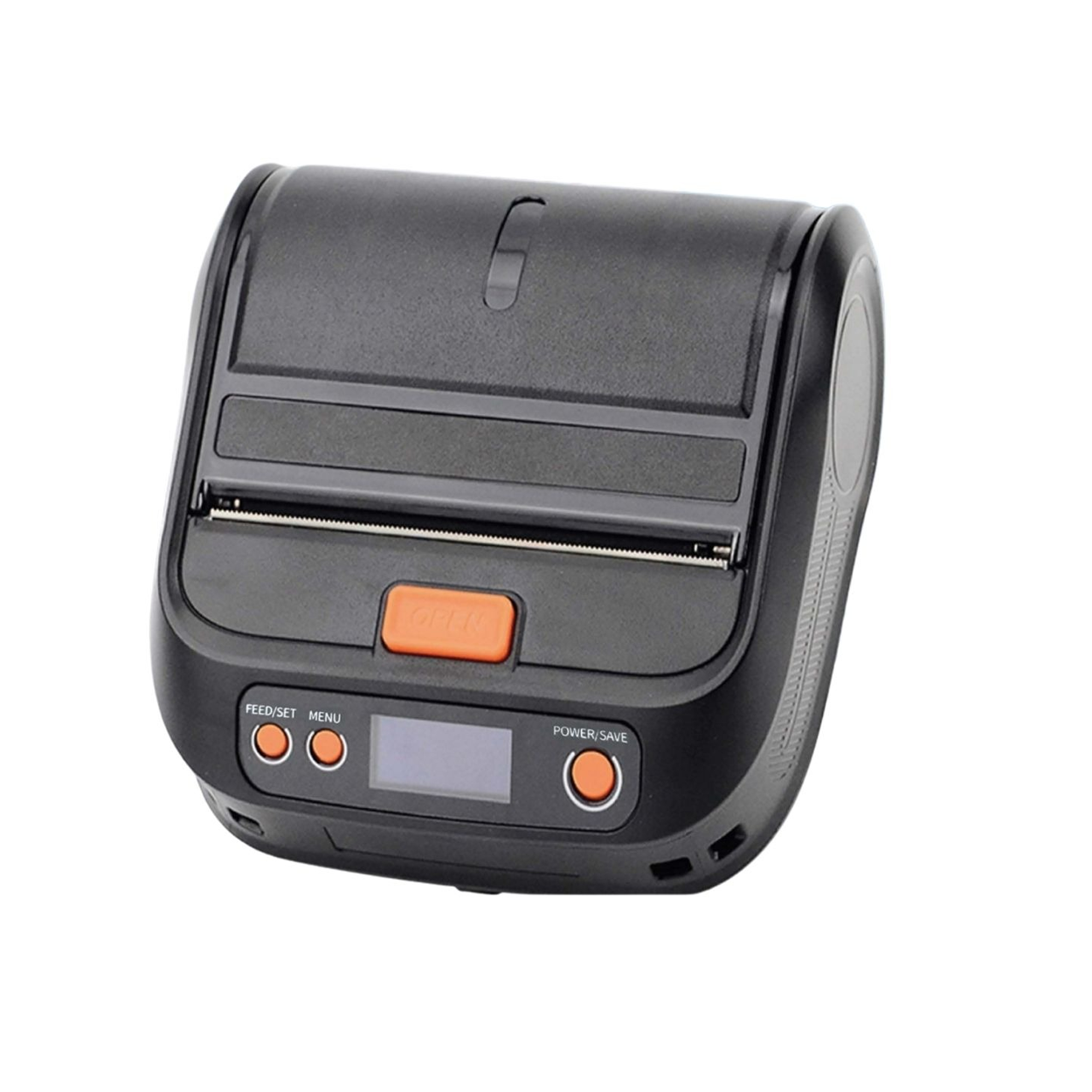 WPrinter WP-34 P 80mm Taşınabilir Mobil Termal Makbuz ve Fiş Yazıcı (Bluetooth + USB, Siyah)