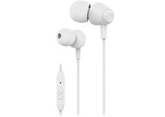 S-link SL-KU160 Beyaz 3.5mm Jak Bağlantılı Mikrofonlu Kablolu Kulak İçi Kulaklık