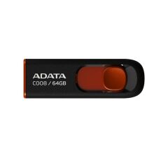 Adata C008-64GB 64GB USB2.0 Classic (Black+ Red) Flash Bellek