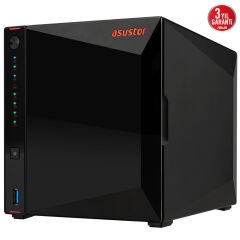 Asustor AS5404T Nimbustor 4 Gen2 4 Yuvalı Intel Celeron N5105 4GB DDR4 2.5GbE NAS Depolama Ünitesi