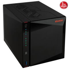 Asustor AS5404T Nimbustor 4 Gen2 4 Yuvalı Intel Celeron N5105 4GB DDR4 2.5GbE NAS Depolama Ünitesi