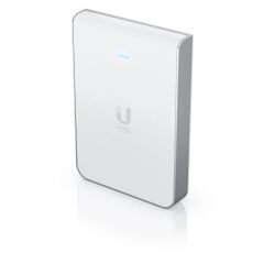 UBNT U6‑IW Dual‑Band WiFi 6 (802.11ax) 4×4 MU‑MIMO 5.9 dBi + 2×2 2.4 GHz 4.8 Gbps Duvar Tipi Access Point (Adaptörsüz)