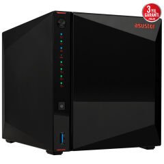 Asustor AS5404T Nimbustor 4 Gen2 4 Yuvalı Intel Celeron N5105 4GB DDR4 2.5GbE NAS Depolama Ünitesi