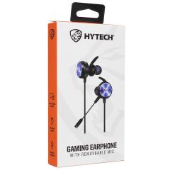 Hytech HY-GK3 3.5mm Jack Girişli Çift Mikrofonlu Esnek Mikrofonlu Mavi Kulakiçi Oyuncu Kulaklığı