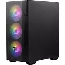 Everest K220 Peak 350W SMD PSU 2-USB2.0+HD Audio Mid-Tower Kompakt Tasarım ATX PC Kasası