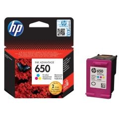 HP 650 Üç Renkli (Color) Orijinal Mürekkep Kartuşu (CZ102AE)