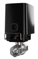 AJAX WaterStop 3/4'' Siyah Kablosuz Akıllı Su Vanası Su Kesme Sistemi Leak Protection Otomatik Su Kapatma AJAX Su Baskını Koruma Uyumlu