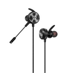 Hytech HY-GK3 Siyah 3.5mm Jak Girişli Çift Mikrofonlu Esnek Mikrofonlu Gaming Oyuncu Kulak İçi Kulaklık