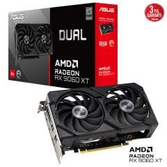 Asus Dual Radeon RX 9060 XT 8GB GDDR6 128-Bit Ekran Kartı