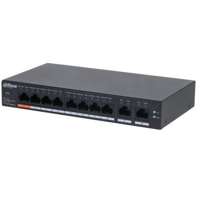 Dahua DH-CS4010-8ET-60 8-Port Fast Ethernet 2-Port Gigabit Cloud Managed 60W PoE Switch