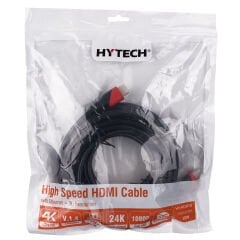 HYTECH HY-HDM10 10 Metre HDMI to HDMI 1.4v 4K 3D Altın Uçlu Görüntü ve Ses Kablosu